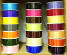Slitted Organza Assorted Colours 36mm Assorted Colours